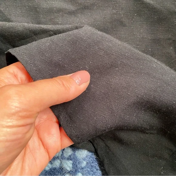 🖤 ZARA BOHO BLACK ASYMMETRICAL SIDE TIE HIGH WAIST MIDI SKIRT! - Picture 7 of 13